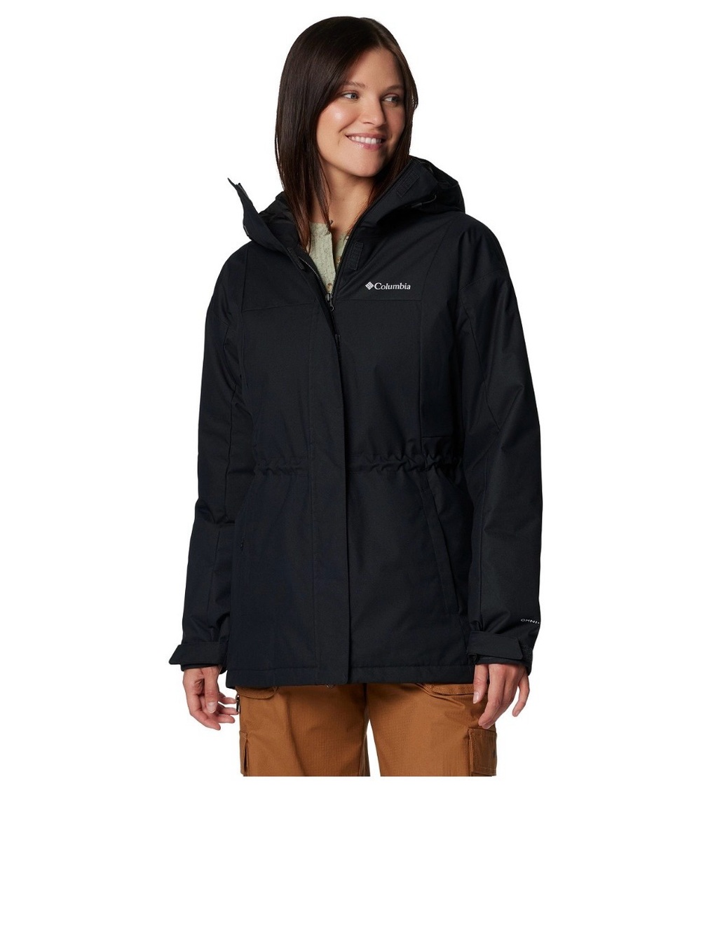 Columbia Women's Black Hooded Insulated Jacket